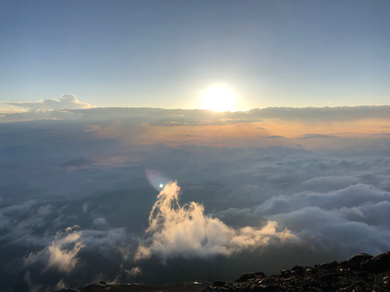 富士山で恐怖と戦った話/山小屋での究極の選択
